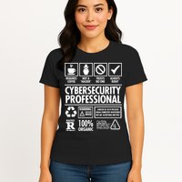 Cybersecurity Professional Not A Hacker Womens T-Shirt