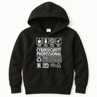 Cybersecurity Professional Not A Hacker Kids Hoodie