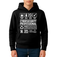 Cybersecurity Professional Not A Hacker Kids Hoodie