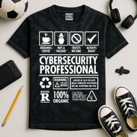 Cybersecurity Professional Not A Hacker Kids Tie-Dye T-Shirt