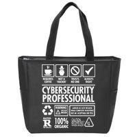 Cybersecurity Professional Not A Hacker Zip Tote Bag