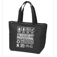 Cybersecurity Professional Not A Hacker Zip Tote Bag