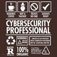 Cybersecurity Professional Not A Hacker Full-Length Apron With Pockets