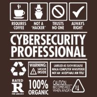 Cybersecurity Professional Not A Hacker Mousepad