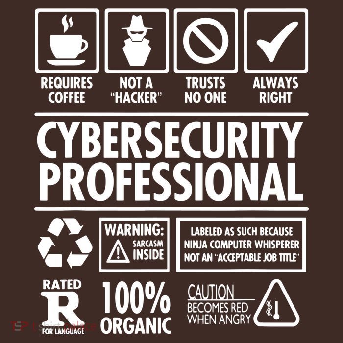 Cybersecurity Professional Not A Hacker Cooling Performance Long Sleeve Crew