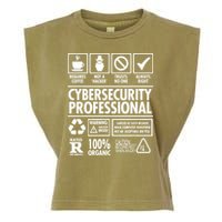 Cybersecurity Professional Not A Hacker Garment-Dyed Women's Muscle Tee