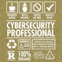 Cybersecurity Professional Not A Hacker Garment-Dyed Women's Muscle Tee