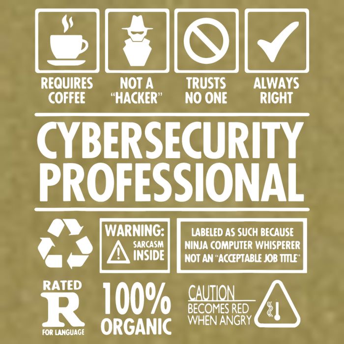 Cybersecurity Professional Not A Hacker Garment-Dyed Women's Muscle Tee
