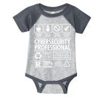 Cybersecurity Professional Not A Hacker Infant Baby Jersey Bodysuit