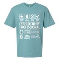 Cybersecurity Professional Not A Hacker Sueded Cloud Jersey T-Shirt