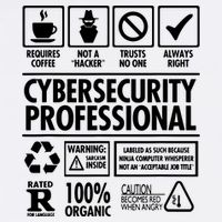 Cybersecurity Professional Not A Hacker Garment-Dyed Sweatshirt