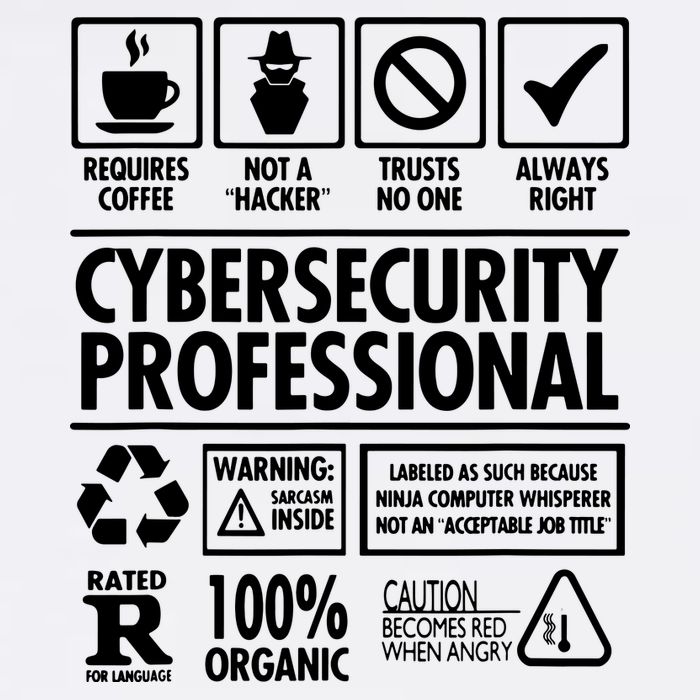 Cybersecurity Professional Not A Hacker Garment-Dyed Sweatshirt