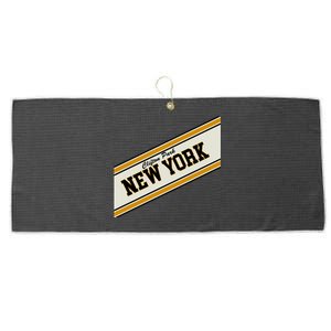 Clifton Park New York Varsity Logo Large Microfiber Waffle Golf Towel