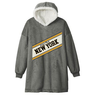 Clifton Park New York Varsity Logo Hooded Wearable Blanket