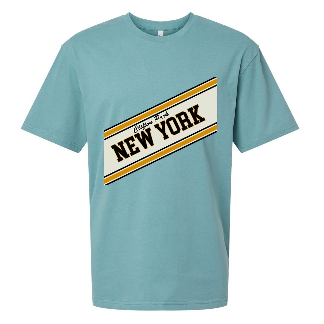 Clifton Park New York Varsity Logo Sueded Cloud Jersey T-Shirt