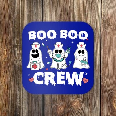 Cute Pediatric Nurse Halloween Ghost Rn Boo Boo Crew Gift Coaster