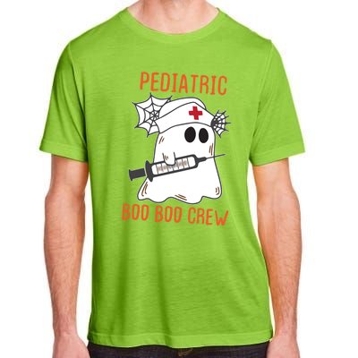 Cute Pediatric Nurse Halloween Ghost Rn Boo Boo Crew Cute Gift Adult ChromaSoft Performance T-Shirt