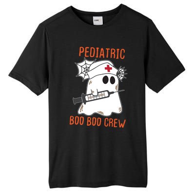 Cute Pediatric Nurse Halloween Ghost Rn Boo Boo Crew Cute Gift Tall Fusion ChromaSoft Performance T-Shirt