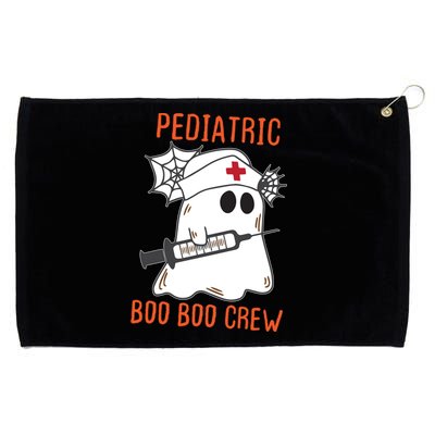 Cute Pediatric Nurse Halloween Ghost Rn Boo Boo Crew Cute Gift Grommeted Golf Towel