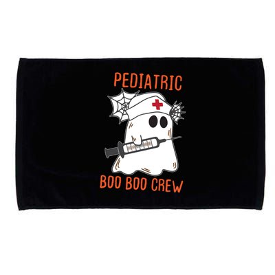 Cute Pediatric Nurse Halloween Ghost Rn Boo Boo Crew Cute Gift Microfiber Hand Towel