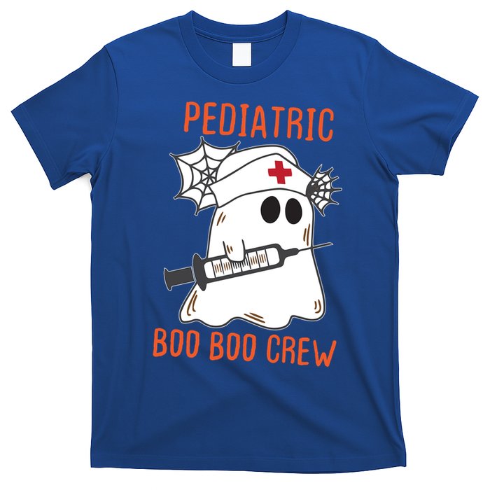 Cute Pediatric Nurse Halloween Ghost Rn Boo Boo Crew Cute Gift T-Shirt