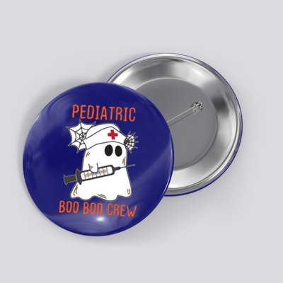 Cute Pediatric Nurse Halloween Ghost Rn Boo Boo Crew Cute Gift Button