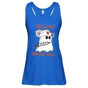 Cute Pediatric Nurse Halloween Ghost Rn Boo Boo Crew Cute Gift Ladies Essential Flowy Tank