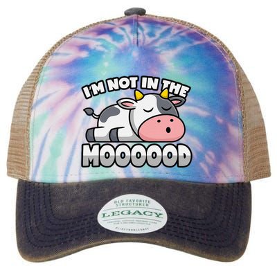 Cow Pun Not In The Mood Calf & Cattle Legacy Tie Dye Trucker Hat