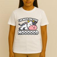 Cow Pun Not In The Mood Calf & Cattle T-Shirt