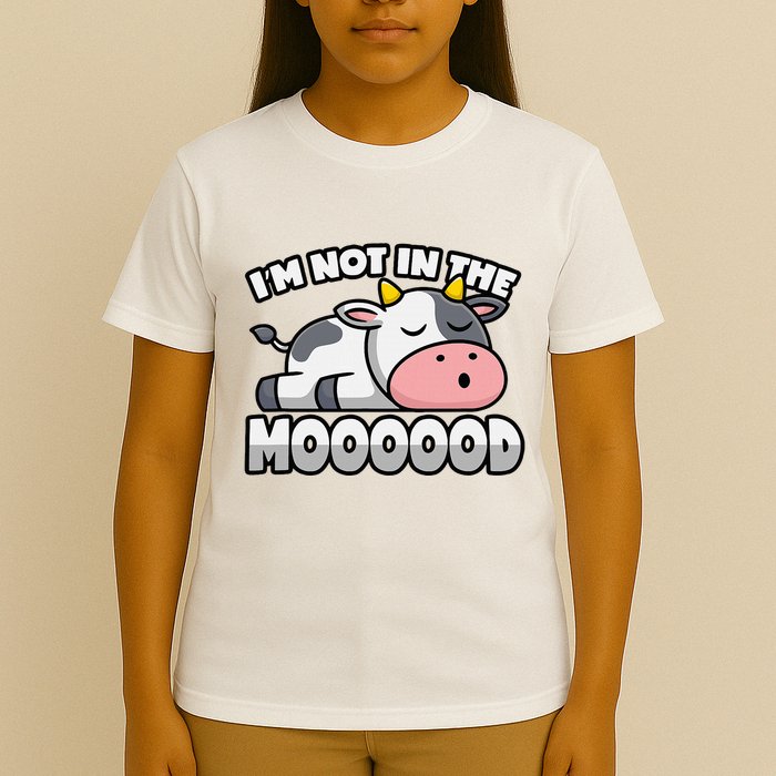 Cow Pun Not In The Mood Calf & Cattle T-Shirt