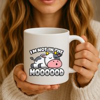 Cow Pun Not In The Mood Calf & Cattle Mug