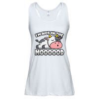 Cow Pun Not In The Mood Calf & Cattle Ladies Essential Flowy Tank