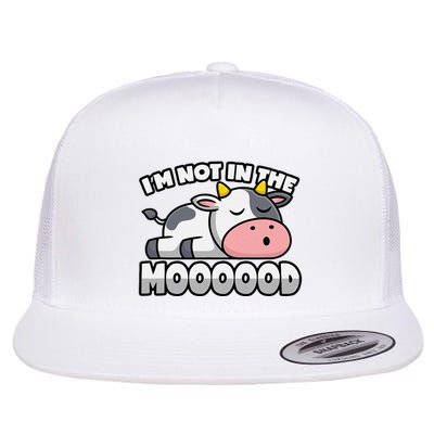 Cow Pun Not In The Mood Calf & Cattle Flatbill Hat