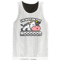 Cow Pun Not In The Mood Calf & Cattle Mesh Reversible Basketball Jersey Tank