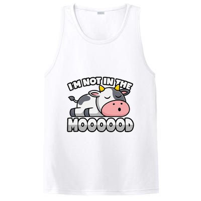 Cow Pun Not In The Mood Calf & Cattle PosiCharge Competitor Tank