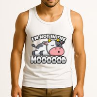 Cow Pun Not In The Mood Calf & Cattle Tank Top