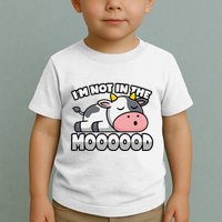 Cow Pun Not In The Mood Calf & Cattle Toddler T-Shirt