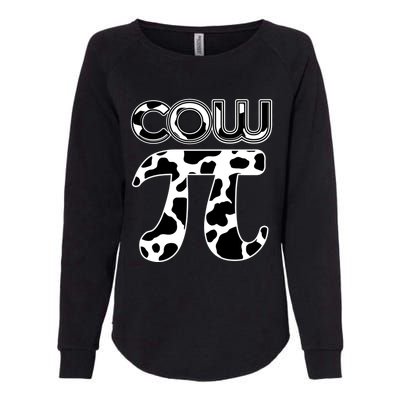 Cow Pi National Pi Day Farmer Pun Math Numbers 3 14 March 14 Gift Womens California Wash Sweatshirt