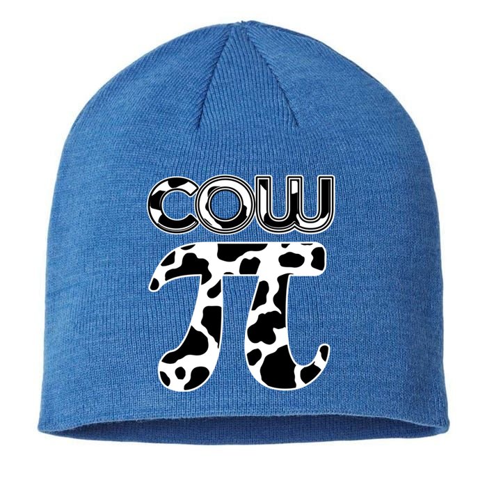 Cow Pi National Pi Day Farmer Pun Math Numbers 3 14 March 14 Gift Sustainable Beanie