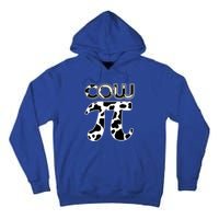 Cow Pi National Pi Day Farmer Pun Math Numbers 3 14 March 14 Gift Tall Hoodie