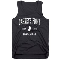 Carneys Point New Jersey Nj Vintage Athletic Sports Tank Top