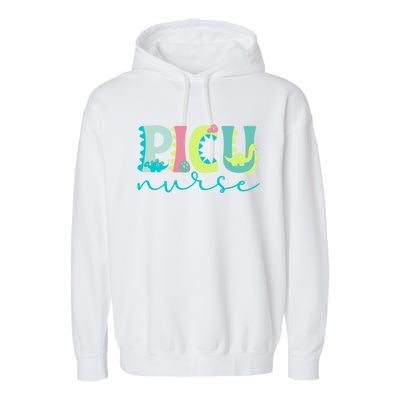 Cute Picu Nurse Pediatric Intensive Care Unit Gift Garment-Dyed Fleece Hoodie