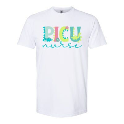 Cute Picu Nurse Pediatric Intensive Care Unit Gift Softstyle CVC T-Shirt