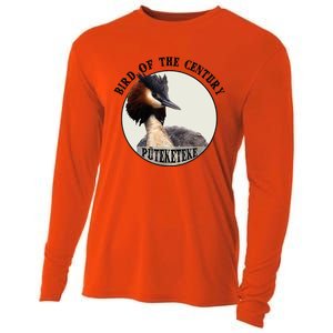 Cute Puteketeke New ZealandS Bird Of The Century Flower Cooling Performance Long Sleeve Crew