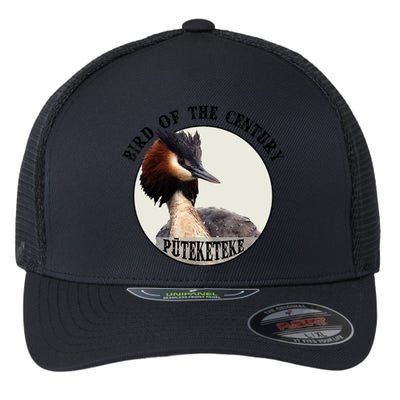 Cute Puteketeke New ZealandS Bird Of The Century Flower Flexfit Unipanel Trucker Cap