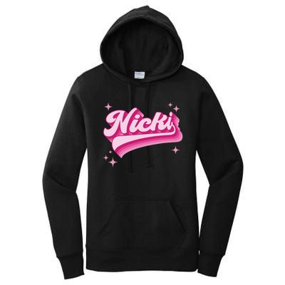 Cool Personalized Name Nicki Women's Pullover Hoodie