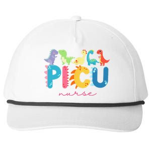 Cute PICU Nurse Dinosaur Pediatric Intensive Care Unit Nurse Snapback Five-Panel Rope Hat