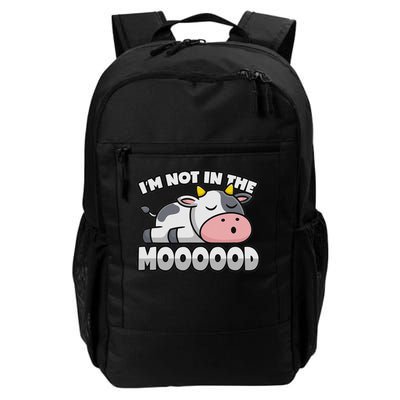 Cow Pun Not In The Mood Calf & Cattle Daily Commute Backpack