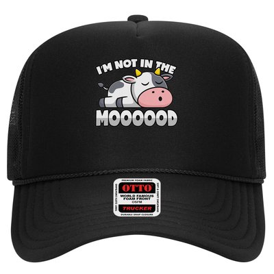 Cow Pun Not In The Mood Calf & Cattle Trucker Hat