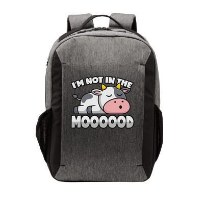 Cow Pun Not In The Mood Calf & Cattle Vector Backpack